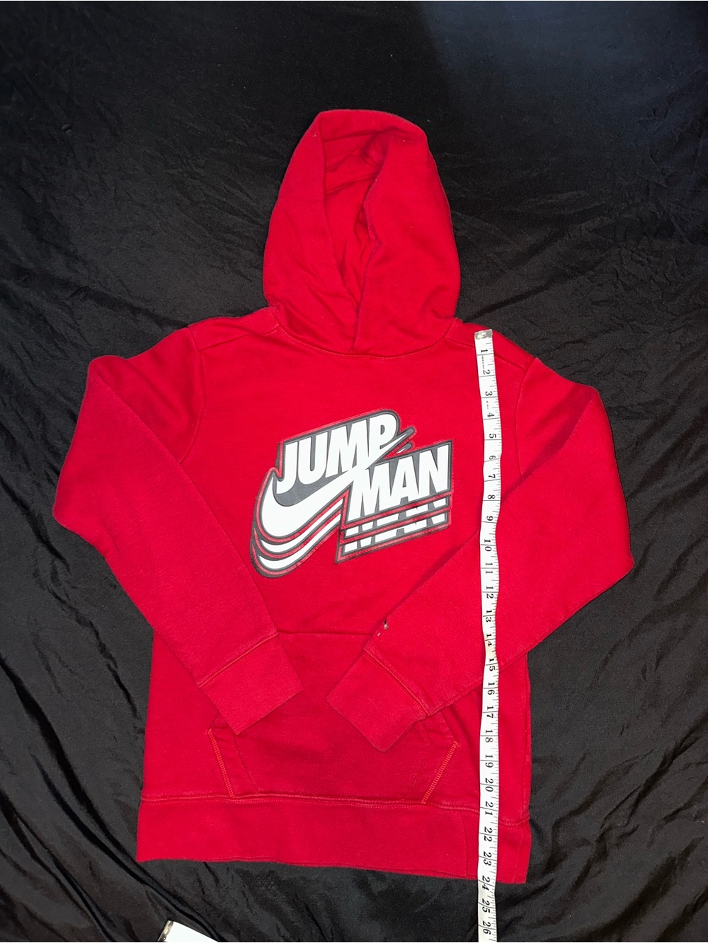 Jordan Red Kids' Jumpman Crewneck Hoodie and pants suite